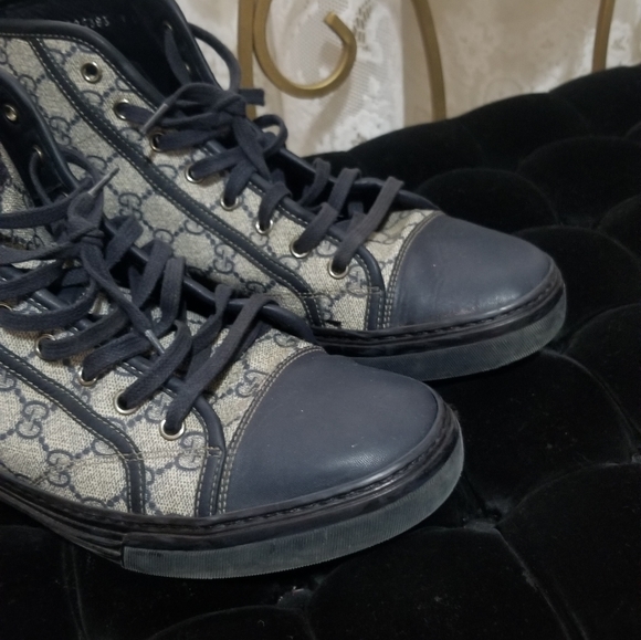 Gucci mens monogram high top - Picture 3 of 13